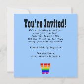 レインボーレターW 招待状 (裏面)