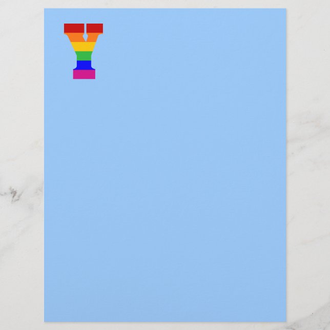 レインボーレターY (正面)