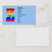 レインボーレターZ 名刺 (正面/裏面)