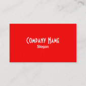 レインボーレッド 名刺 (正面)