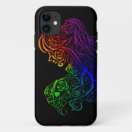 レインボーレディiPhoneケース Case-Mate iPhoneケース (裏面)