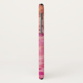 レインボーレトロデイジーデザイン Case-Mate iPhoneケース (裏面/左)