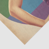 レインボーレトロ:ピンアップスタイルデコップドライツ 薄葉紙 (詳細)