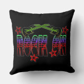 レインボーロゴロックオンギター&スターズ装飾用クッション クッション (裏面)