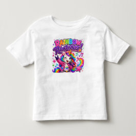 レインボーロックスター ユニコーンTシャツ トドラーTシャツ