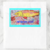 レインボーロック 長方形シール (バッグ)