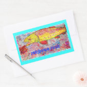 レインボーロック 長方形シール (封筒)