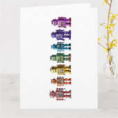 レインボーロボット カード (黄色い花)