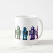 レインボーロボット コーヒーマグカップ (正面右)
