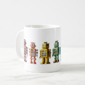 レインボーロボット コーヒーマグカップ (正面左)
