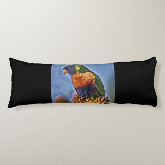 レインボーロリケートオウム ボディピロー (正面)