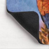 レインボーロリケートオウム マウスパッド (コーナー)