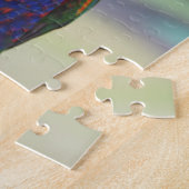 レインボーロリケート(Trichoglossus haematodus 2) ジグソーパズル (側面)