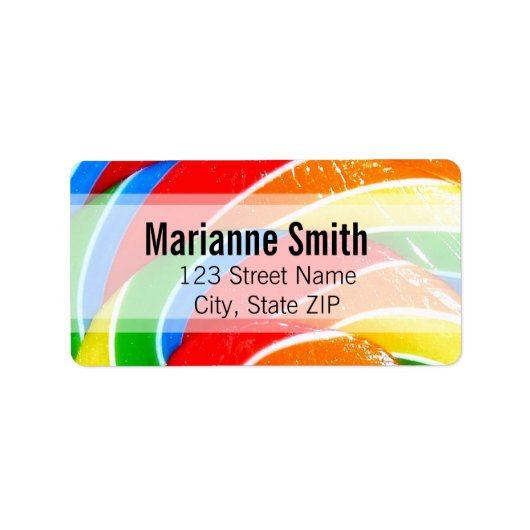 レインボーロリースワール ラベル (正面)