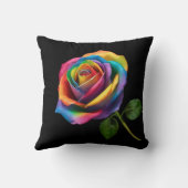 レインボーロングステムバラ- クッション (裏面)