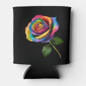 レインボーロングステムバラ- 缶クーラー (正面)