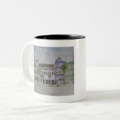 レインボーローチャールストンSCウォーターカラー ツートーンマグカップ (正面左)