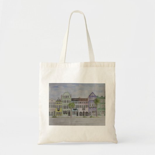 レインボーローチャールストンSCウォーターカラー トートバッグ (正面)