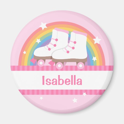 レインボーローラースケート マグネット (正面)