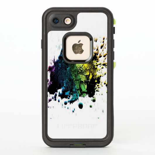 レインボーローリングライオン LifeProof iPhoneケース (裏面)