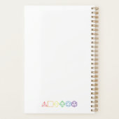 レインボーワイヤフレームサイコロ プランナー手帳 (裏面)