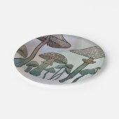 レインボーワイルドマッシュルーム ペーパープレート (アングル)