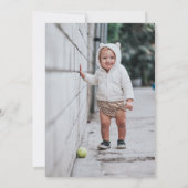 レインボーワンファースト誕生日招待状 招待状 (裏面)