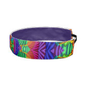 レインボーヴィンテージフサイケデリックラクタル万華鏡のように千変万化するパターン アスレチックヘッドバンド (右)
