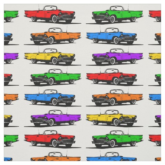 レインボーヴィンテージ1950sスポーツカー ファブリック (見本)