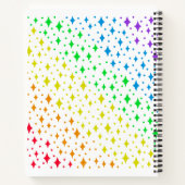 レインボー万華鏡のように千変万化するパターンジャーナル – CTFODスペクトル ノートブック (裏面)