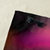 レインボー中国のクレストドッグビーチタオル ビーチタオル (インサイチュ)