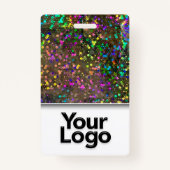 レインボー企業のプロフェッショナル社員写真名 バッジ