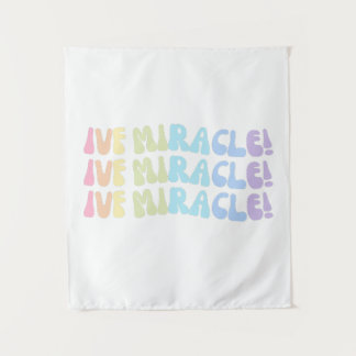 レインボー体外受精MIRACLE プレッピー 不妊啓発 タペストリー