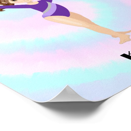 レインボー体操パーソナライズされた体操 ポスター (角)