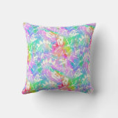 レインボー先史時代の恐竜の名前 クッション (裏面)