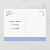 レインボー先生ようこそ学校はがき ポストカード (裏面)