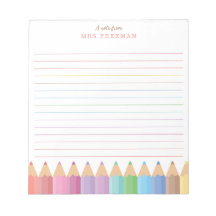 レインボー先生パーソナライズされたメモ