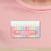 レインボー先生学校 名札