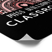 レインボー先生教室へようこそ ポスター (角)