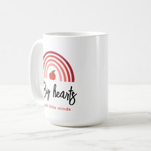 レインボー先生鑑賞引用文マグ コーヒーマグカップ (正面左)