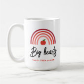 レインボー先生鑑賞引用文マグ コーヒーマグカップ (左)