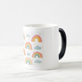 レインボー写真カップ モーフィングマグカップ (正面右)