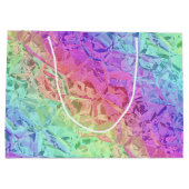レインボー凍っていクリスタル： ラージペーパーバッグ (裏面)
