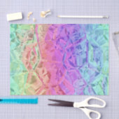 レインボー凍っていクリスタル: 薄葉紙 (クラフト)