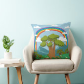 レインボー化粧枕 クッション (椅子)