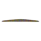 レインボー千鳥格子のパターン タイヘッドバンド (裏面)