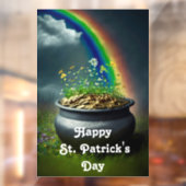 レインボー及び金ゴールド窓のポット ウィンドウサイン (シート2)