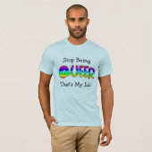 レインボー同性愛者LGBTプライドシャツ Tシャツ (正面フル)