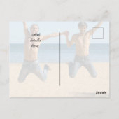 レインボー同性結婚写真の発表 ポストカード (裏面)