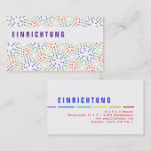 レインボー名刺 名刺 (正面/裏面)